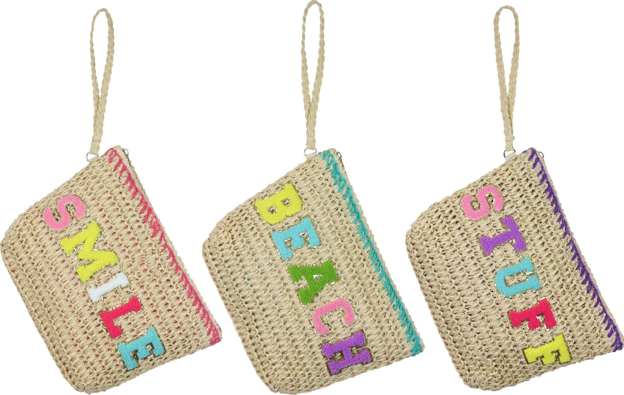 TÄSCHEN Summertime 3er-Set - Multicolor, Textil (28/19/5cm) - FURNARO