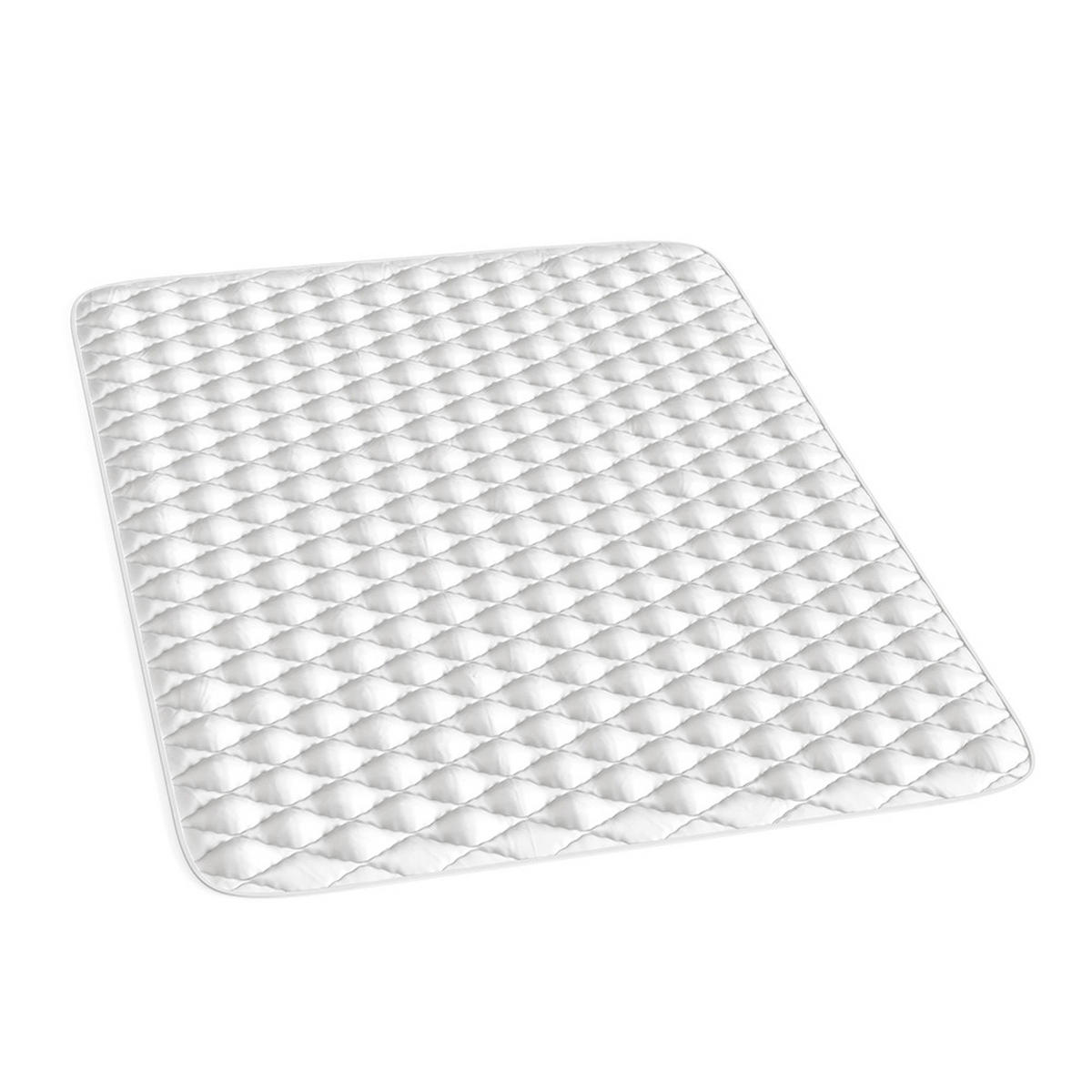 MATRATZENSCHONER Weiß 160 x 200 cm - Weiß, Textil - VitaliSpa