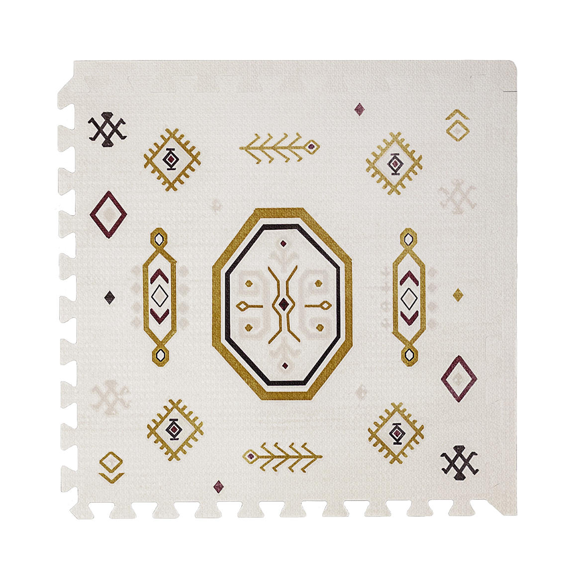 SPIELMATTE Amira Golden Clay braun 120x180 - Multicolor, Kunststoff (120/180cm)