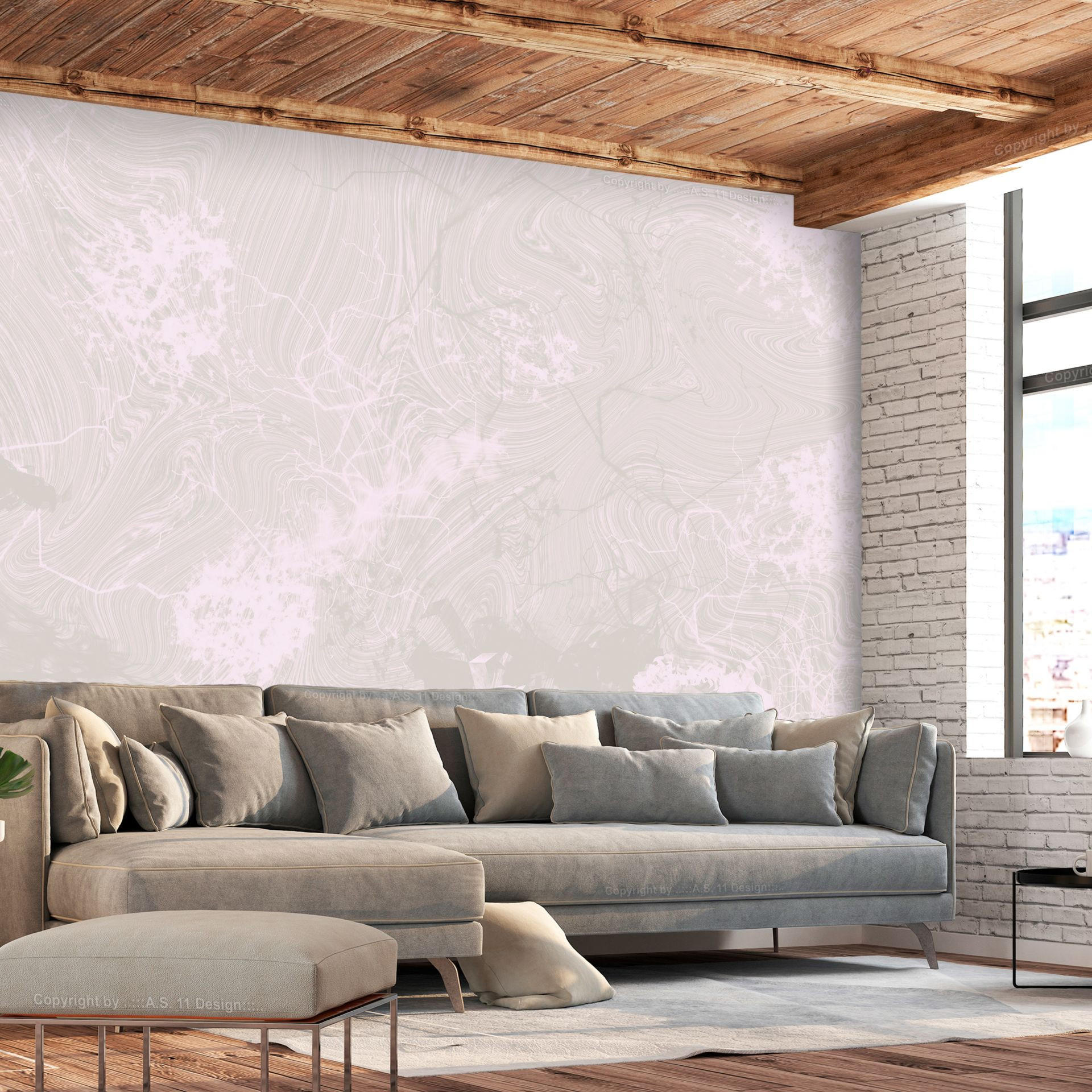 VLIESTAPETE Rosa 400/280 cm - Pink, Textil (400/1cm) - KUNSTLOFT