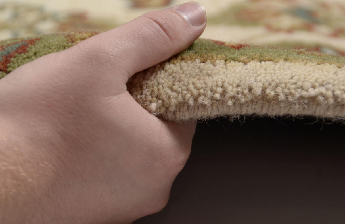 HANDTUFTTEPPICH Royal Ziegler 90x160 cm - Creme, Textil (90/160cm) - THEKO