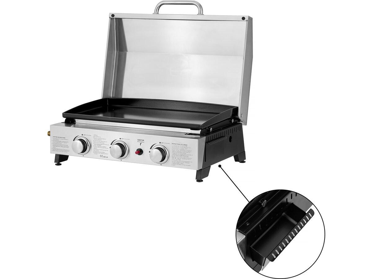 PLANCHA fasto Grau - Grau, Metall (48/25/67cm) - Habitat Garten