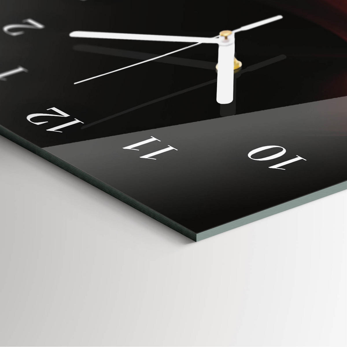 WANDUHR 30x60 cm - Eiffelturm Paris - Multicolor, Glas (30/60/0.4cm) - TULUP