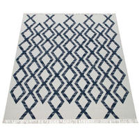NATURFASERTEPPICH 140/200 cm Kenitra 502 - Blau, Naturmaterialien (140/200cm) - Paco Home