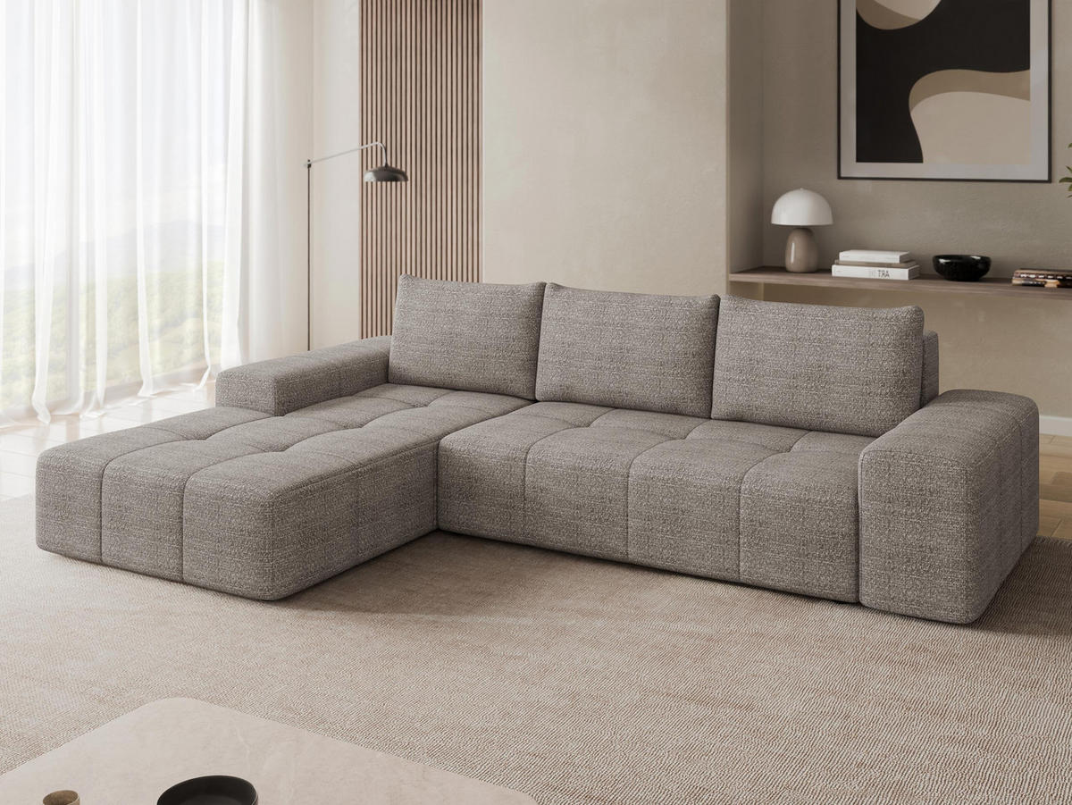 COLTAR Tonseo L, Stanga - castaniu/negru, material plastic/material textil (275/173cm) - MIRJAN24