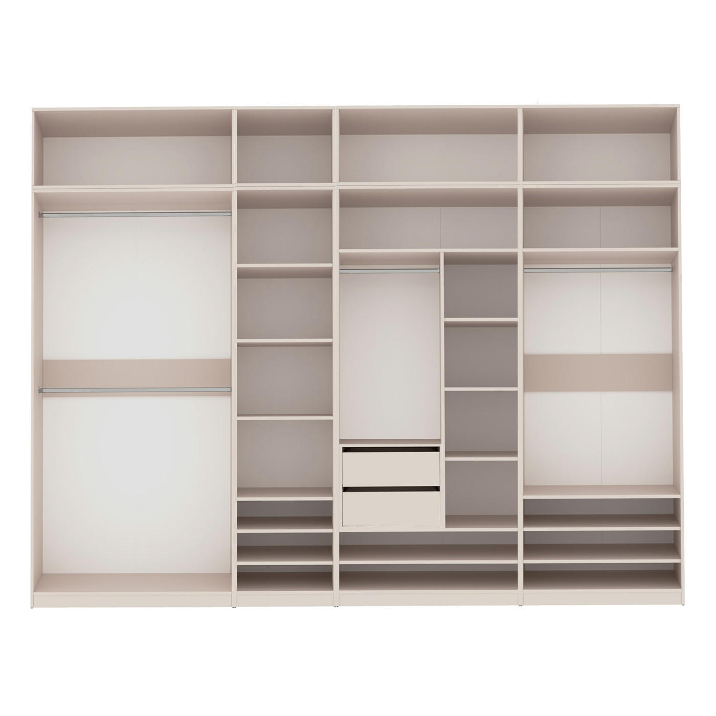 Marmex Möbel Garderobenschrank Kaschmir 320x206x51 cm