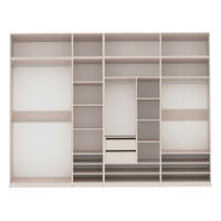 GARDEROBENSCHRANK OFFEN TRES B/C SET cashmere 300/206/51 cm - Kaschmir, Holzwerkstoff (320/206/51cm) - Marmex Möbel