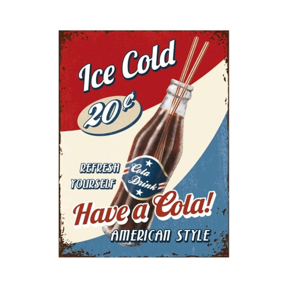 MAGNET 6/8 cm USA Have a Cola! - Multicolor, Metall (6/8/0.1cm) - Nostalgic-Art