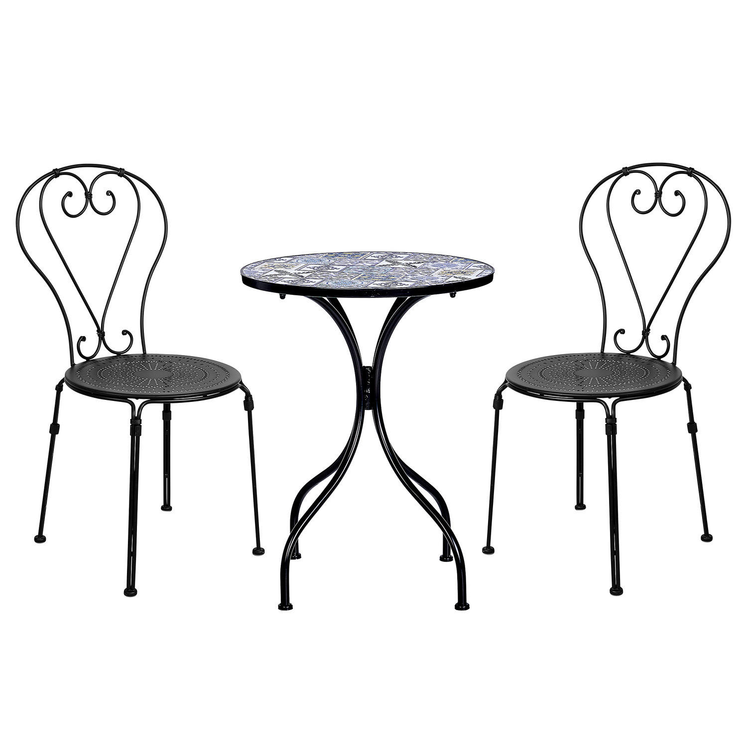 BALKON-SET (3-teilig) Palazzo - Multicolor, Metall - Butlers