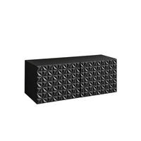 TV-SCHRANK Cali 100 cm, zweitürig, schwarz - Schwarz, Kunststoff (100/40/41cm) - Margaret Hadas24