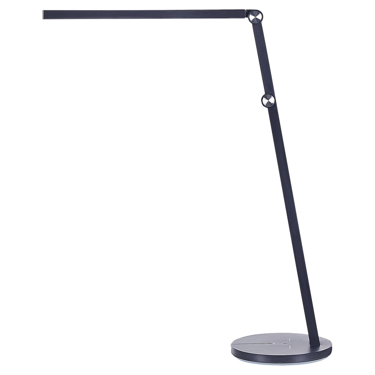 SCHREIBTISCHLAMPE Dorado 17/32/48 cm - Schwarz, Kunststoff (17/32/48cm) - Beliani