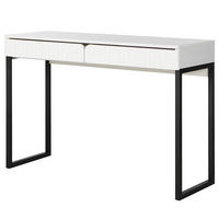 SCHREIBTISCH - Schwarz, Holzwerkstoff/Metall (40/110/75cm) - home24