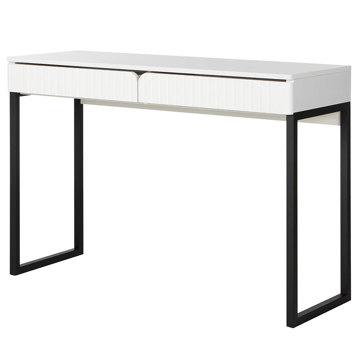 SCHREIBTISCH - Schwarz, Holzwerkstoff/Metall (40/110/75cm) - home24