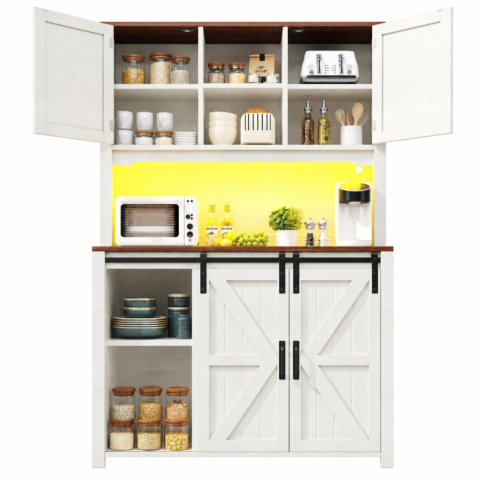 Ivmeu Küchenschrank Weiß 115x174.7x40 cm