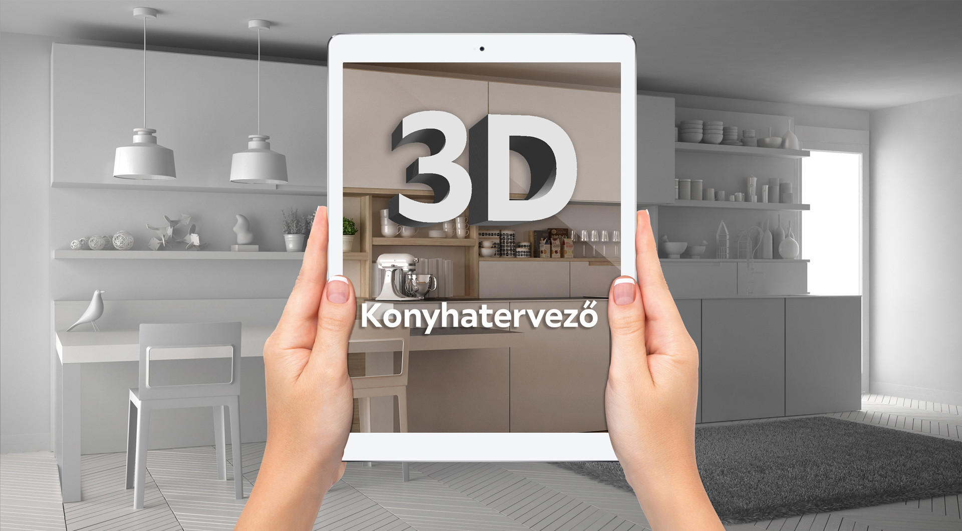 3D konyhatervező program látványkép