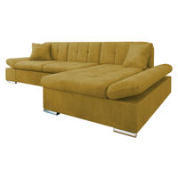 ECKSOFA Malwi Premiumi, Seite: Rechts - Currygelb, Holz/Textil (278/161cm) - MIRJAN24