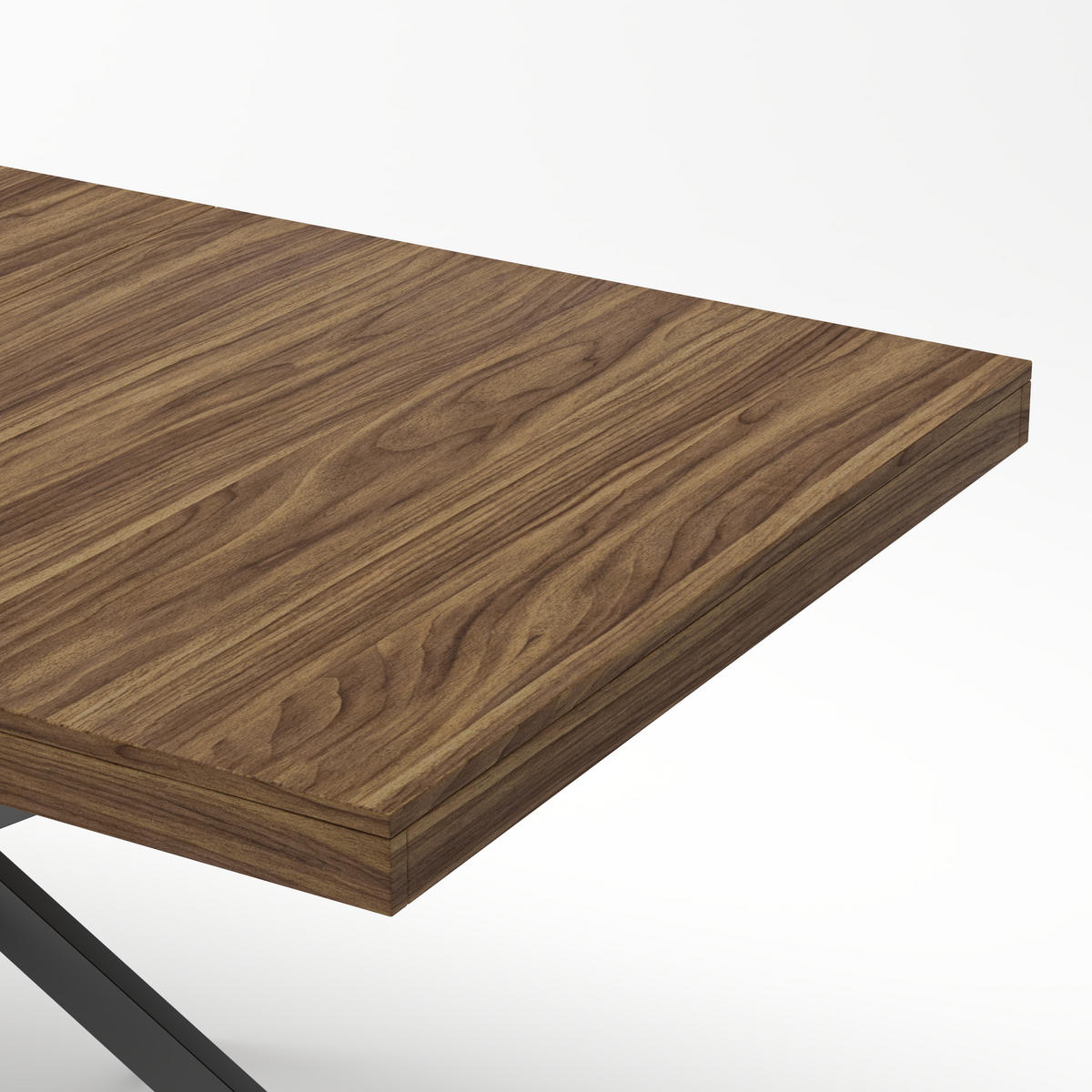 ESSTISCH ausziehbar 140-180/80/76 cm mit verstecktem Stauraum DE-39964 Walnuss - Walnussfarben, Holzwerkstoff (80/180/76cm) - ComfortXL