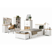 MÖBELSET STORY II - Eichefarben/Weiß, Holzwerkstoff (110/161/96cm) - Meblini