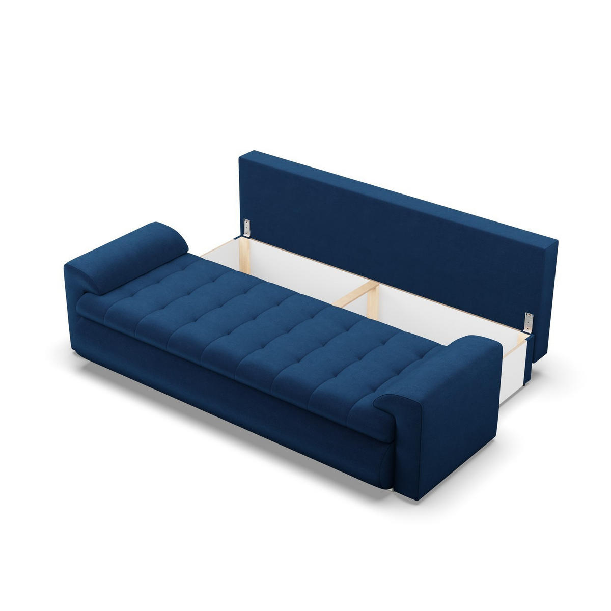 SOFA 3-SITZER MIT SCHLAFFUNKTION FORESTA, Grün - Grün, Textil (222/92/96cm)