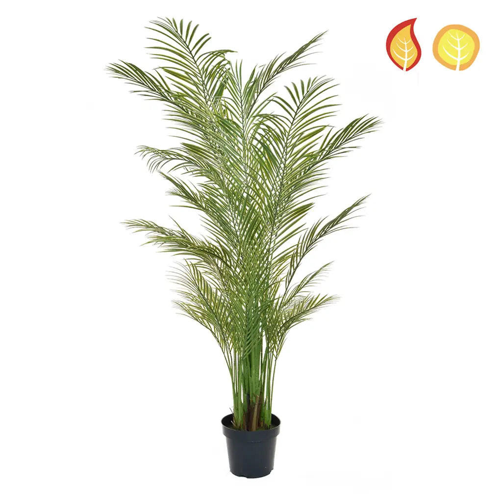 KÜNSTLICHE Areca Palme - Wolfgang 210 cm - Grün, Kunststoff (210cm) - aplanta