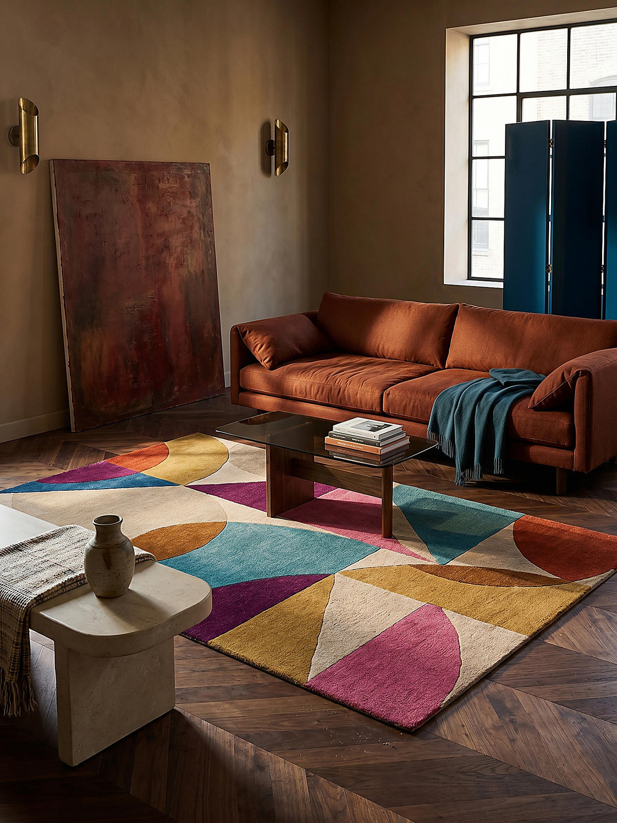 WOLLTEPPICH AIRE, abstrakt, Bunt, 160 x 230 cm - Multicolor, Textil (230/160cm) - KADIMA DESIGN