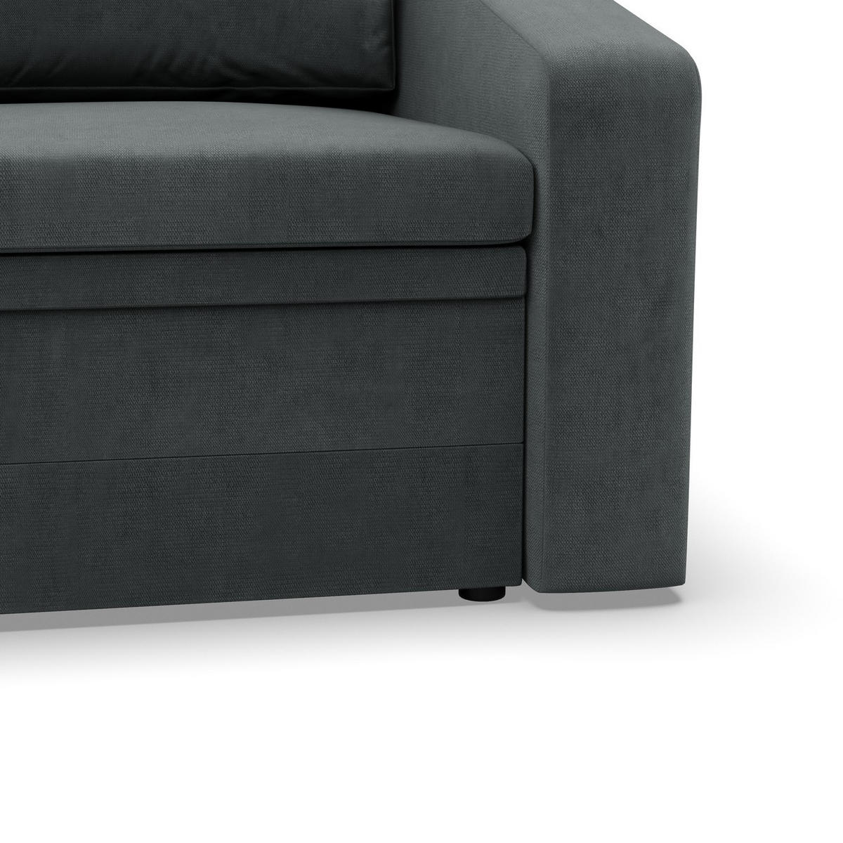LOUNGESESSEL ORBIT, 80 CM, Dunkelgrau - Dunkelgrau, Textil (108/80/87cm)