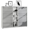 HIGHBOARD Cuba Türen in Avola-Anthrazit - Anthrazit, Holzwerkstoff (130.5/105.5/35.5cm) - Vladon