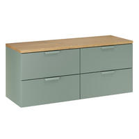 WASCHTISCHUNTERSCHRANK 120.6cm Oria Grün - Grün, Holzwerkstoff (120.6/50/46.5cm) - Petits-meubles