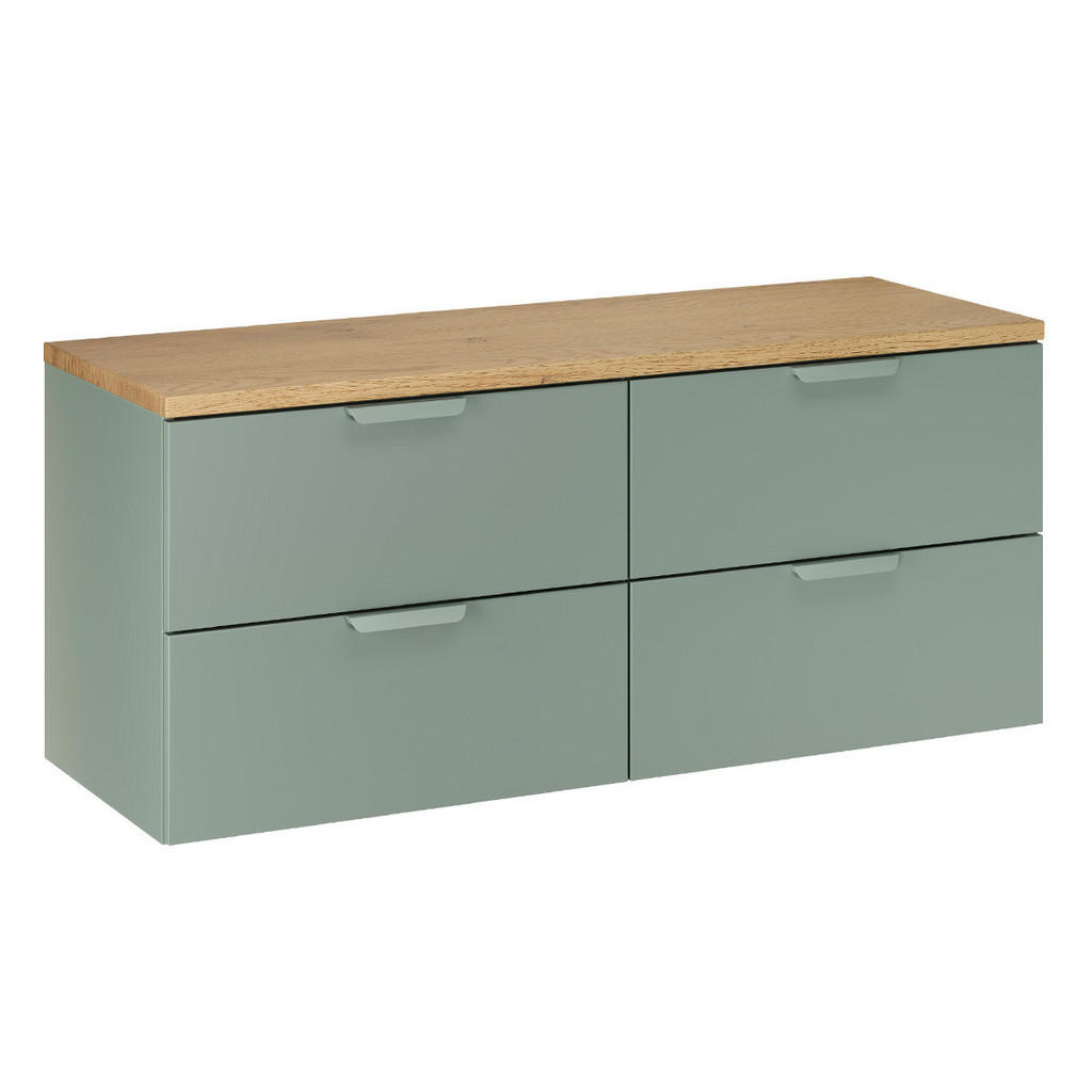 Thumbnail - Petits-meubles Waschtischunterschrank, Grün, Holzwerkstoff, 120.6x50x46.5 cm, Badezimmer, Badmöbelsets & Badmöbelserien,...