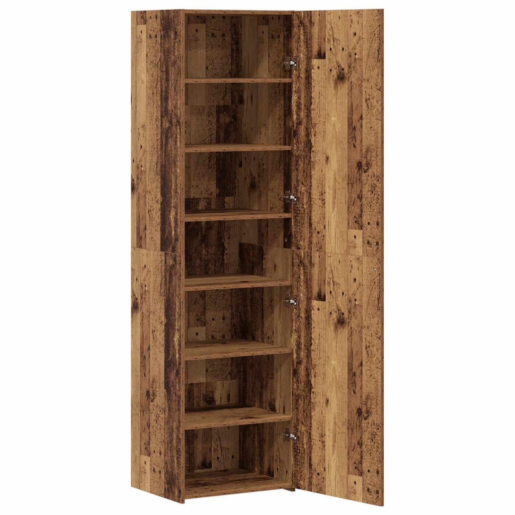 HIGHBOARD Altholz 50/42,5/185 Cm - Braun, Holzwerkstoff (42.5/185/50cm) - vidaXL