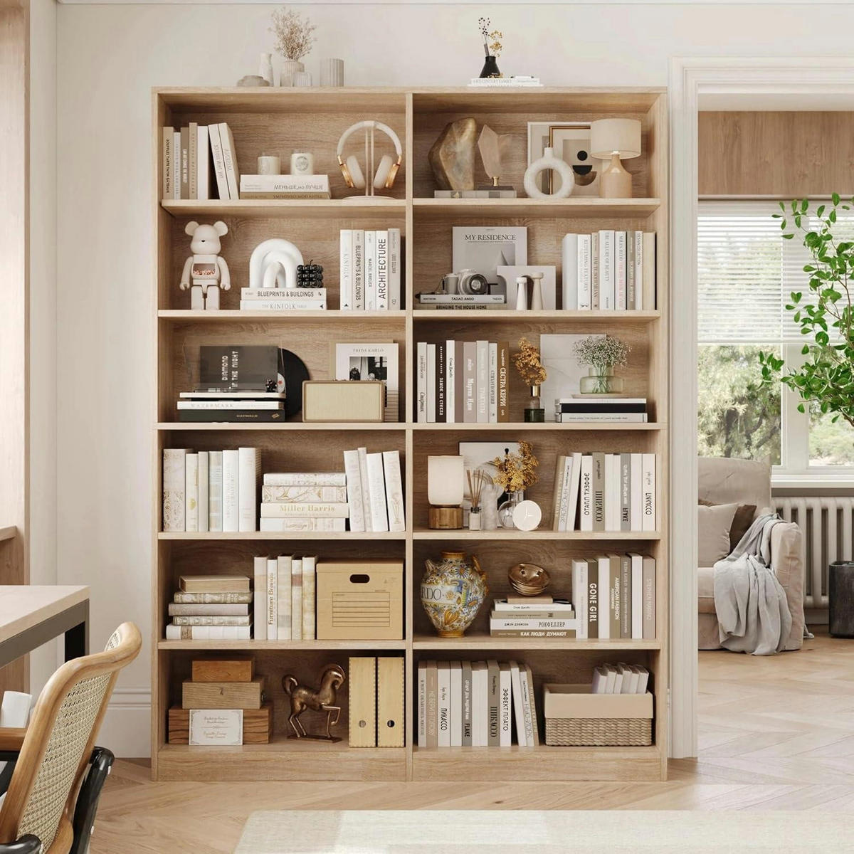 BÜCHERREGAL 120 x 30 x 188,7 cm Eiche - Braun, Holzwerkstoff (120/188.7/30cm)