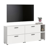 WOHNWAND The One weiß 176/34/67 cm - Weiß, Holzwerkstoff (176/67/34cm) - Xonox