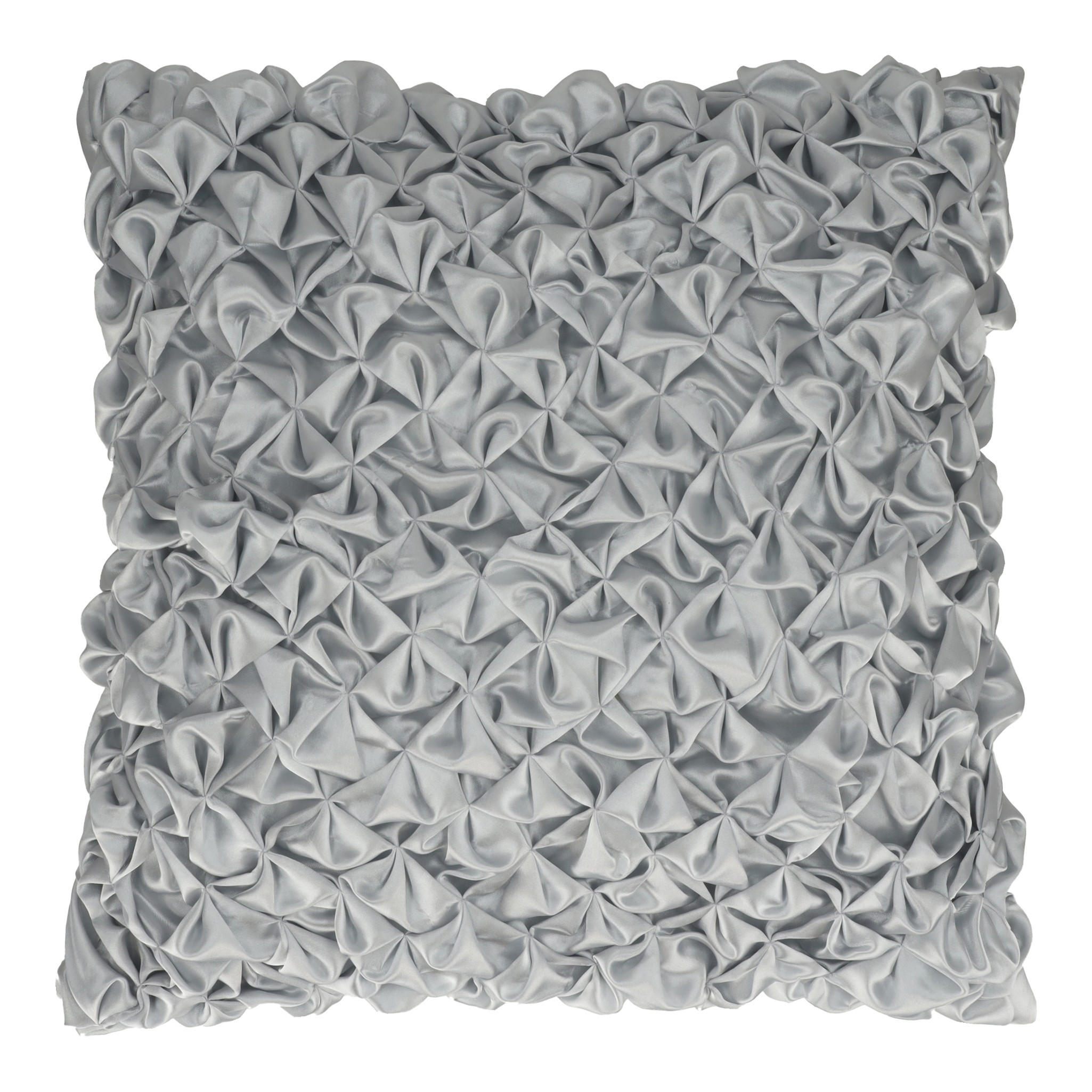 KISSENBEZUG Glamo - Hellgrau, Textil (45/45cm) - home&you
