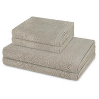 FROTTIERSET Bliss 4-teilig - Hellgrau, Textil (50/100cm) - MÖVE