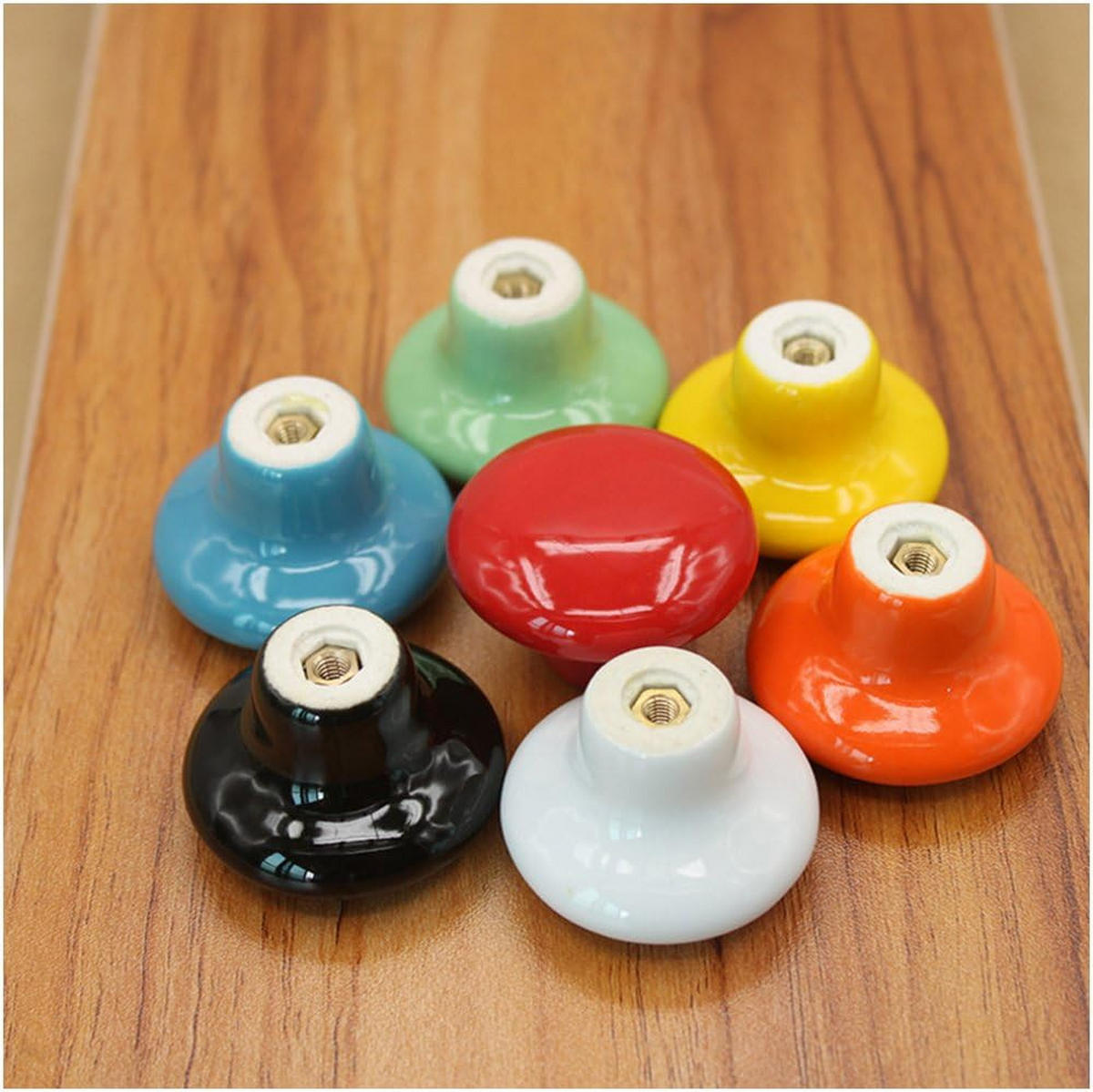 SCHRANKKNOPF Keramik Grün 10er-Set - Grün, Keramik (3.3/2.5/3.3cm)