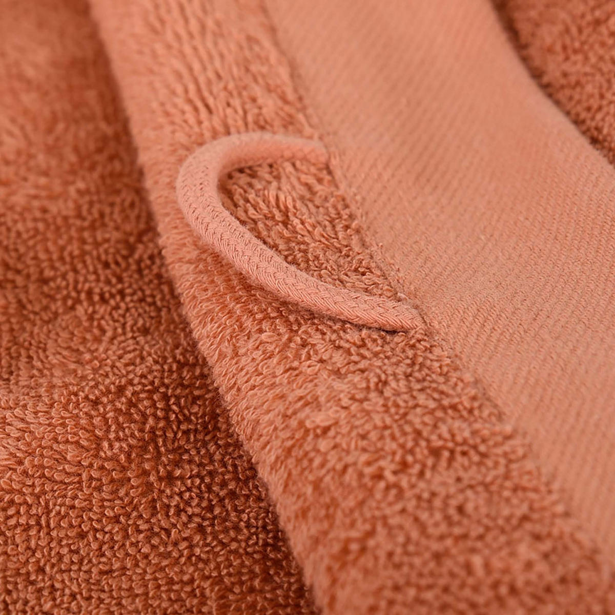 HANDTUCH-SET Color Bath, 12-tlg. Koralle 100% Baumwolle - Koralle, Naturmaterialien (60/120cm) - Tom Tailor