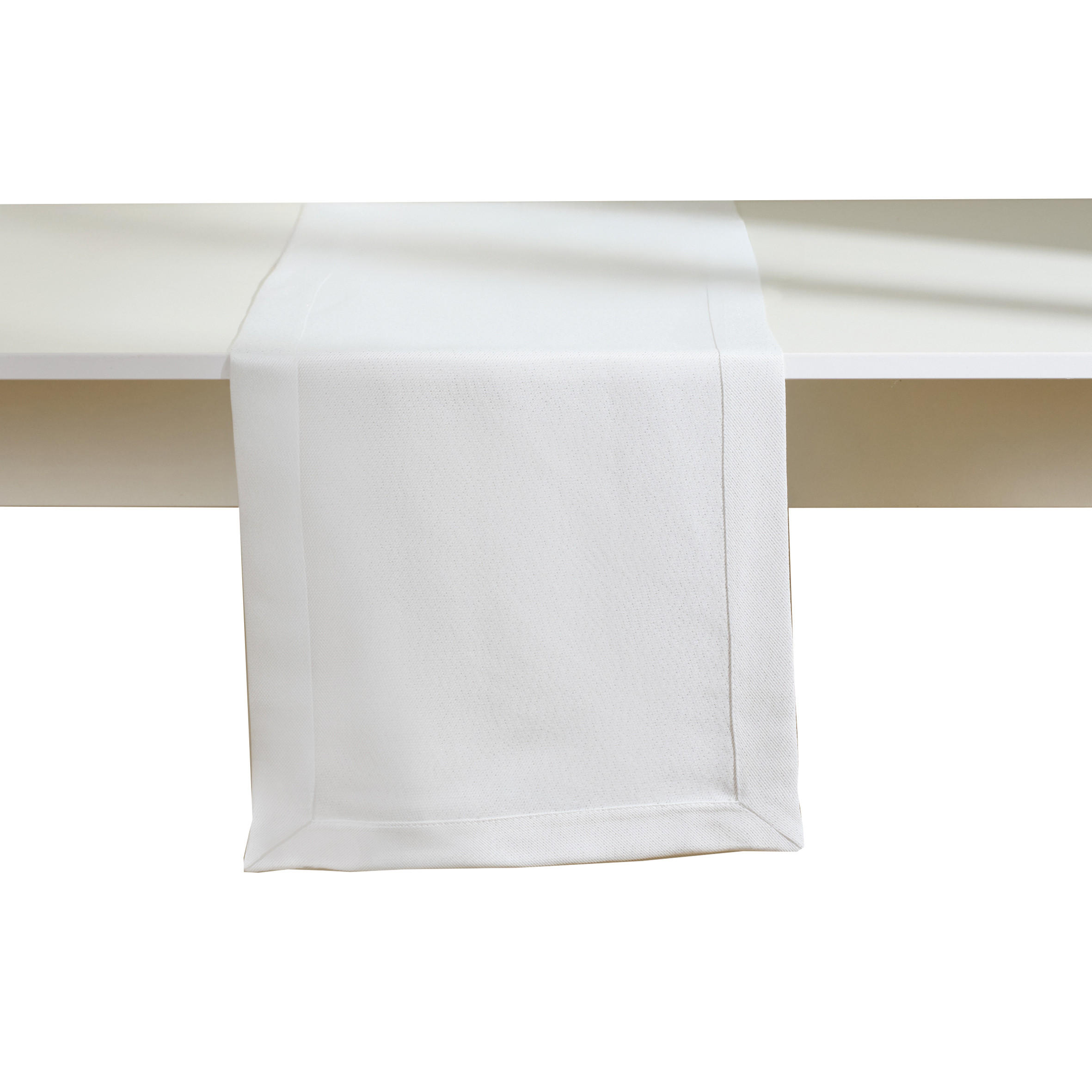 TISCHLÄUFER Sausa - Silberfarben, Textil (180/35/1cm) - home&you