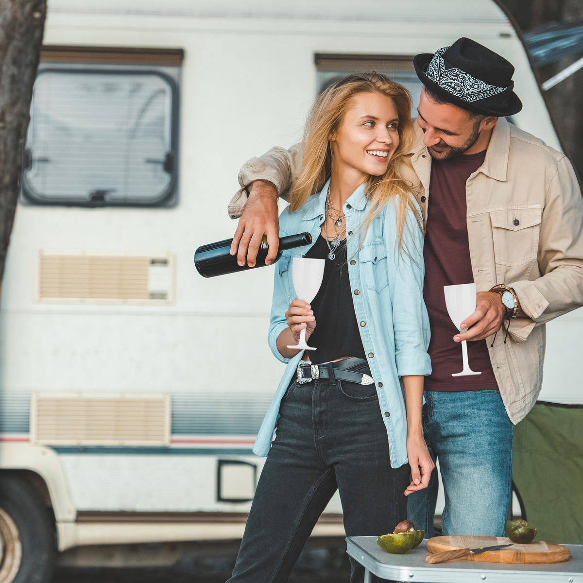 6xWEINGLÄSER - Weiß, Kunststoff (0.22L) - Relaxdays