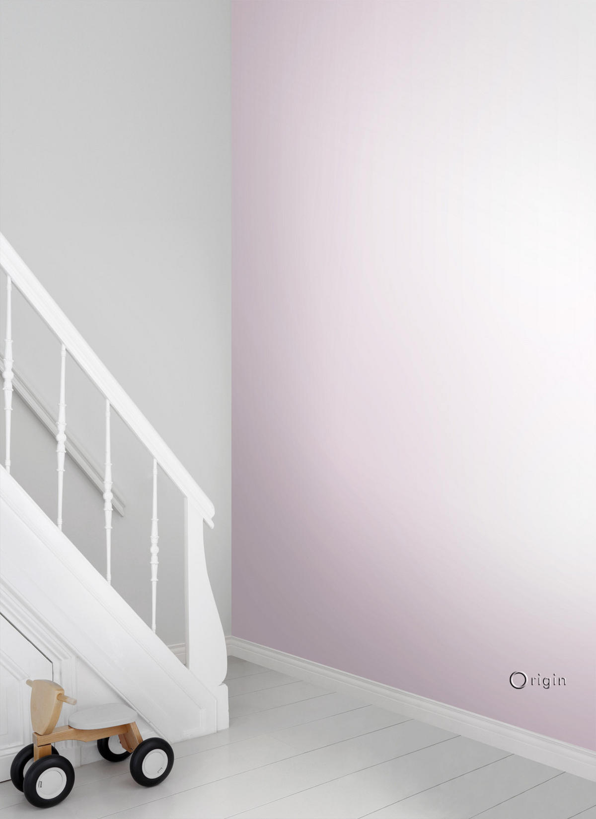 TAPETE Uni 53 cm x 10.05 m - Pink, Papier (53/1000cm) - Origin Wallcoverings