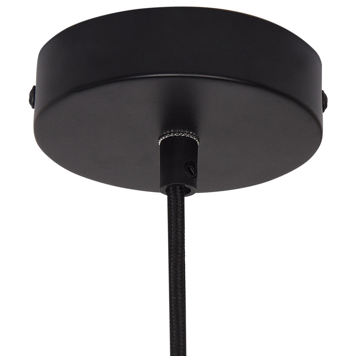 HÄNGELEUCHTE Jute Naturfarben Birau - Naturfarben, Naturmaterialien (48/48/128cm) - Beliani