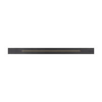 LED-WANDLEUCHTE Luminaire 60/5/4 cm - Schwarz, Metall (5/4/60cm) - ZMH