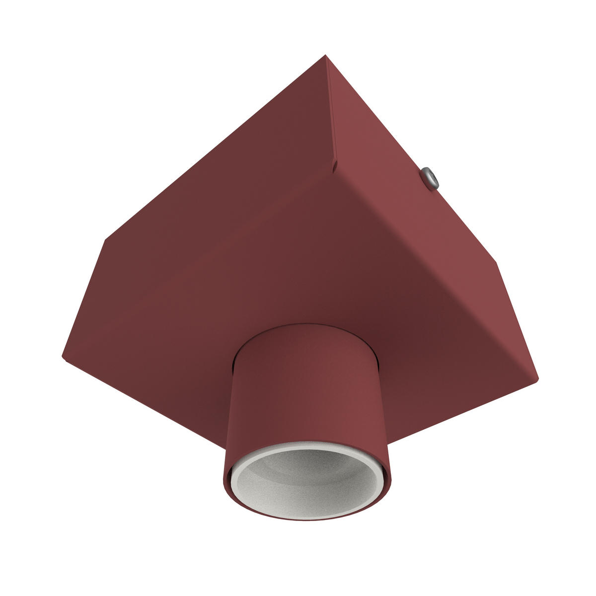 DECKENLEUCHTE - Rot, Metall (10/10/7.5cm) - Lumicom