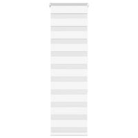 DOPPELROLLO 40/150 cm Stoffbreite 35,9 cm aus Polyester Weiß - Weiß, Textil (40/150cm) - vidaXL