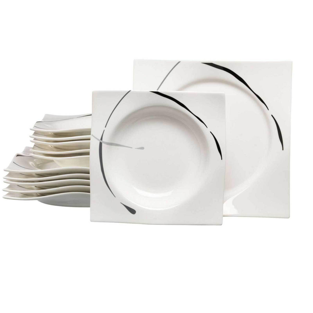 TAFELSERVICE Dacapo bunt 12er Set - Multicolor, Keramik (24/28/28cm) - Ritzenhoff Breker