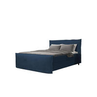 BOXBETT Boro Dunkelblau 200x200 cm - Dunkelblau, Textil (200/200cm) - B&B Home