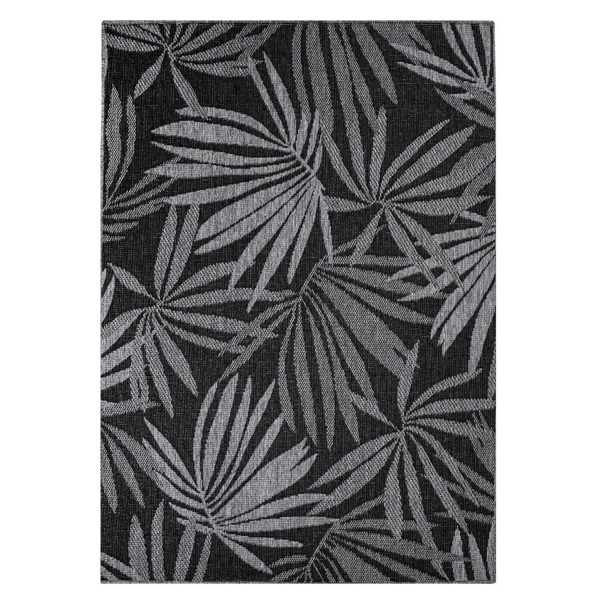 OUTDOOR-TEPPICH DuoRug 5771 Anthrazit 120x170 cm - Anthrazit, Textil (120/170cm) - carpet city