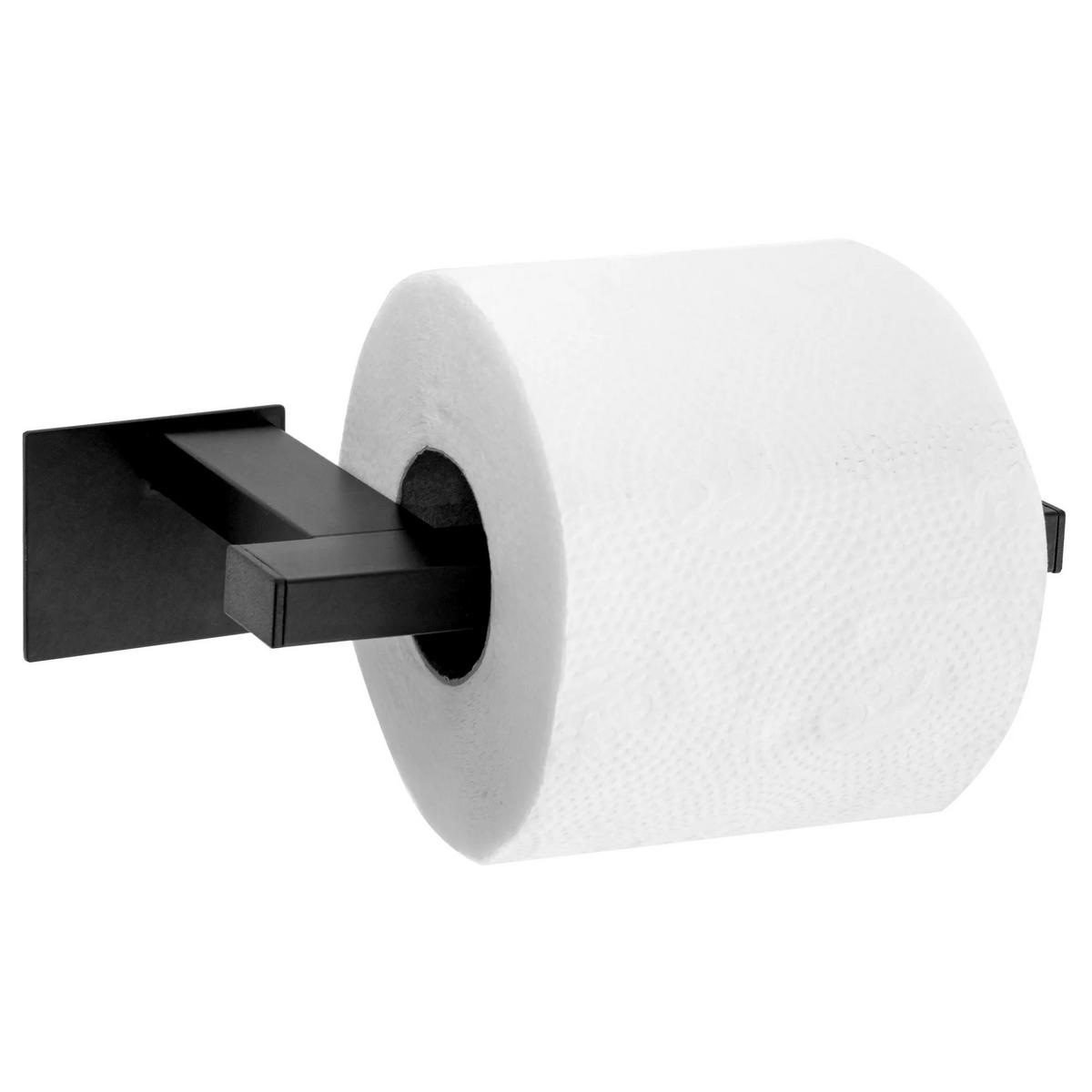 HALTER Für Toilettenpapier Rea Black Mat 392599 - Schwarz, Metall (11/11/16cm) - REA
