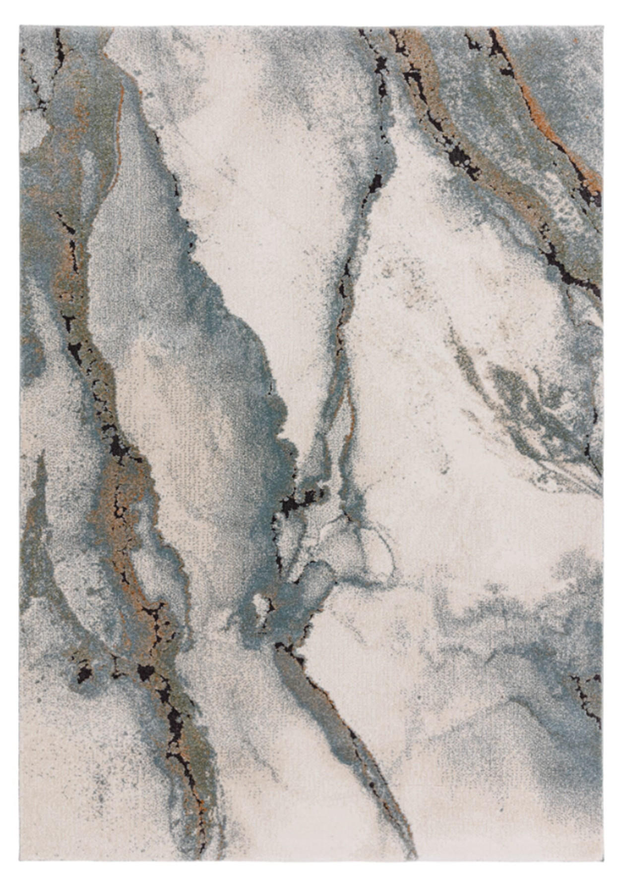 TEPPICH Flachgewebe HAVEN Blau 120 x 170 cm - Blau, Textil (120/170cm) - Novatrend