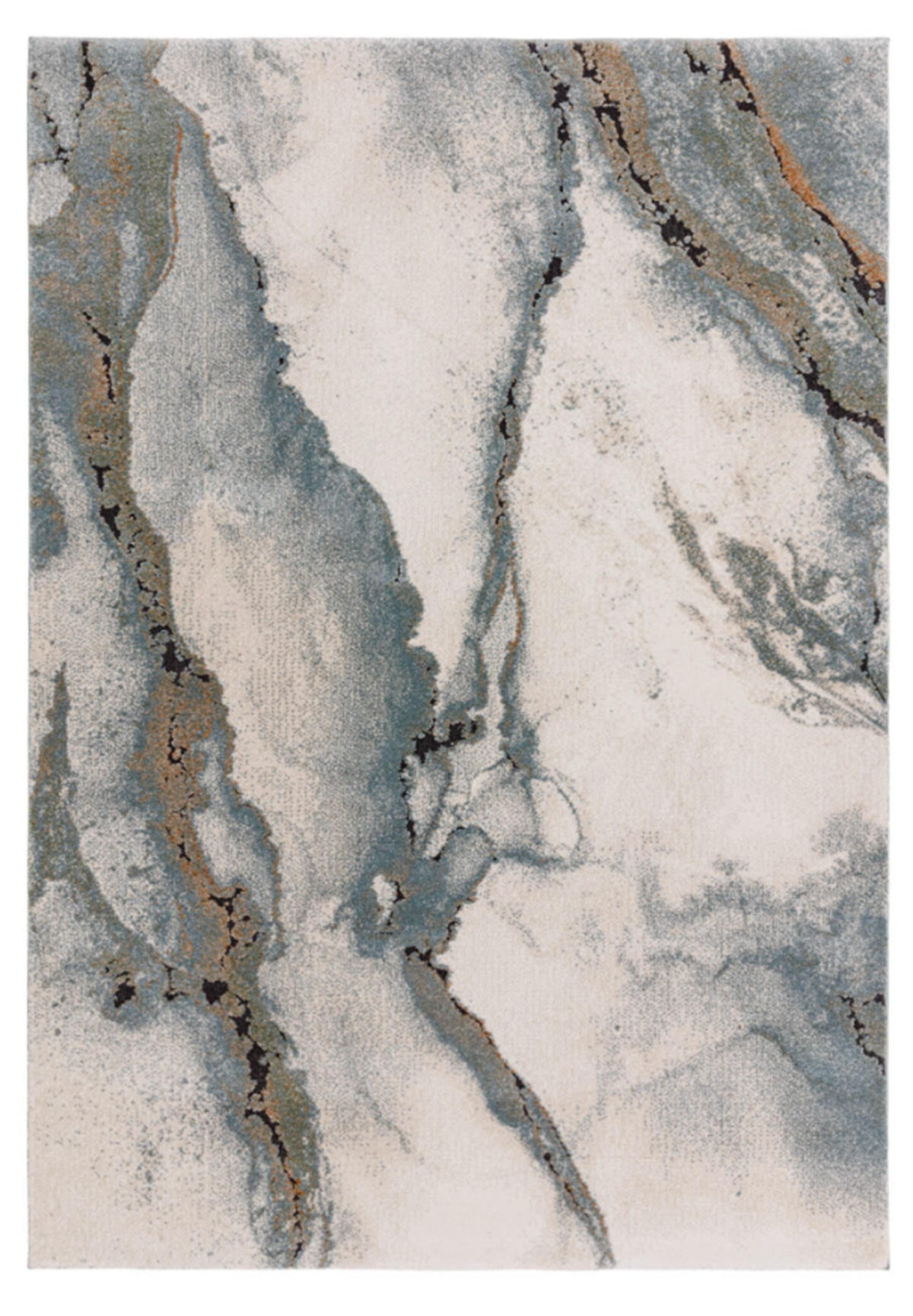 TEPPICH Flachgewebe HAVEN Blau 120 x 170 cm - Blau, Textil (120/170cm) - Novatrend