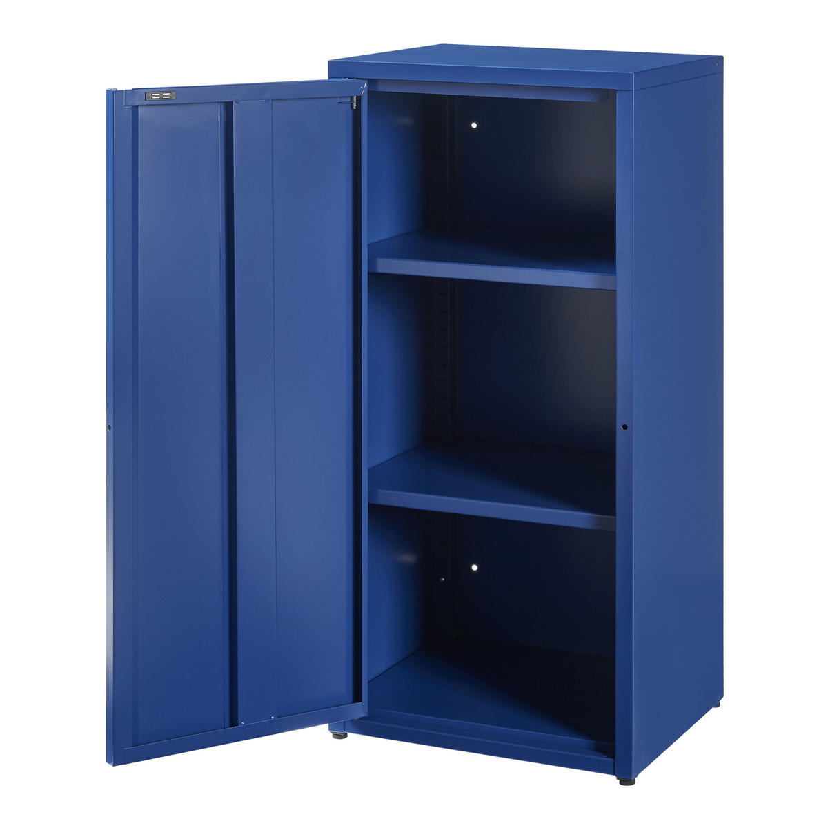 AKTENSCHRANK Burlöv - Blau, Metall (40/88/35cm) - [en.casa]